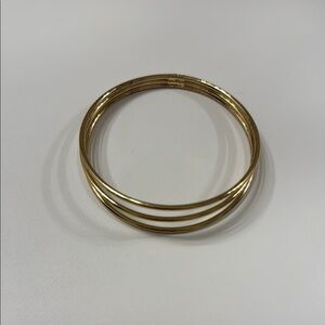 Elegant Gold Bangle Bracelet-costume jewelry
